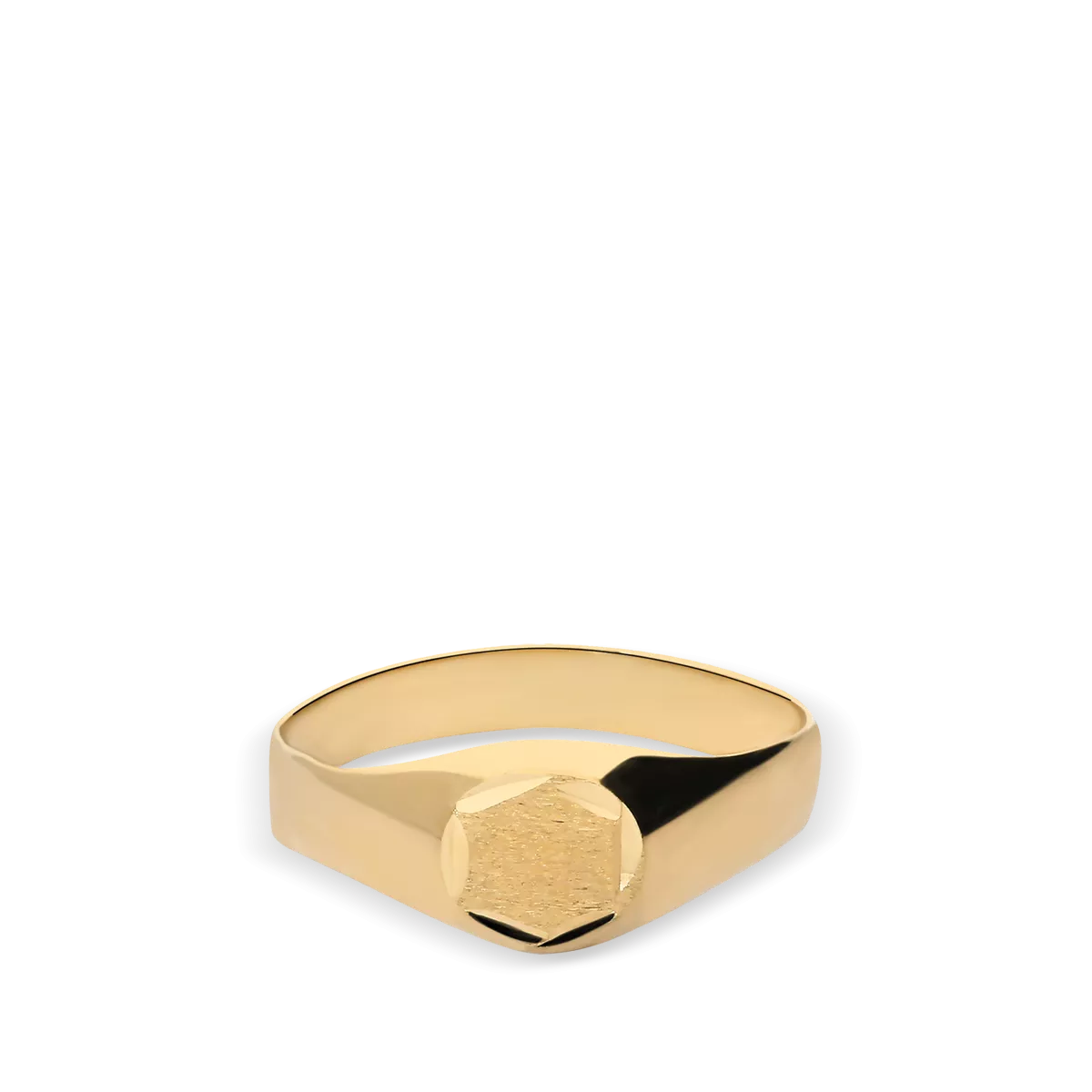 18k gold signet ring