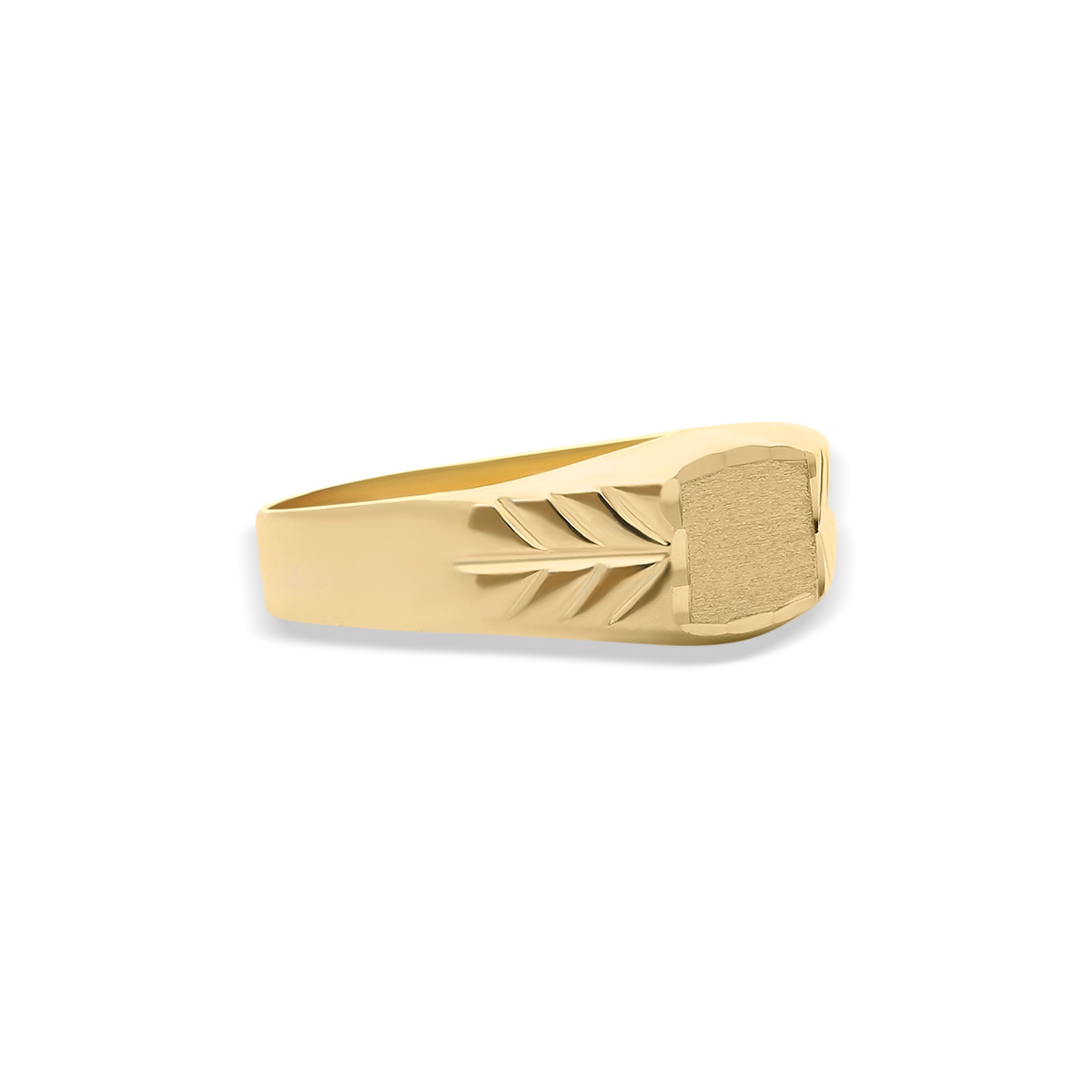 18k gold signet ring