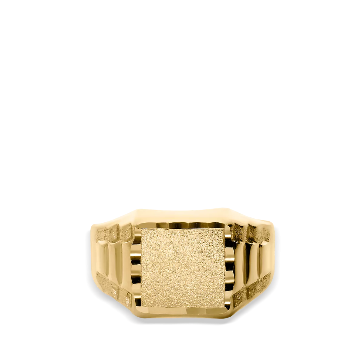 18k gold signet ring