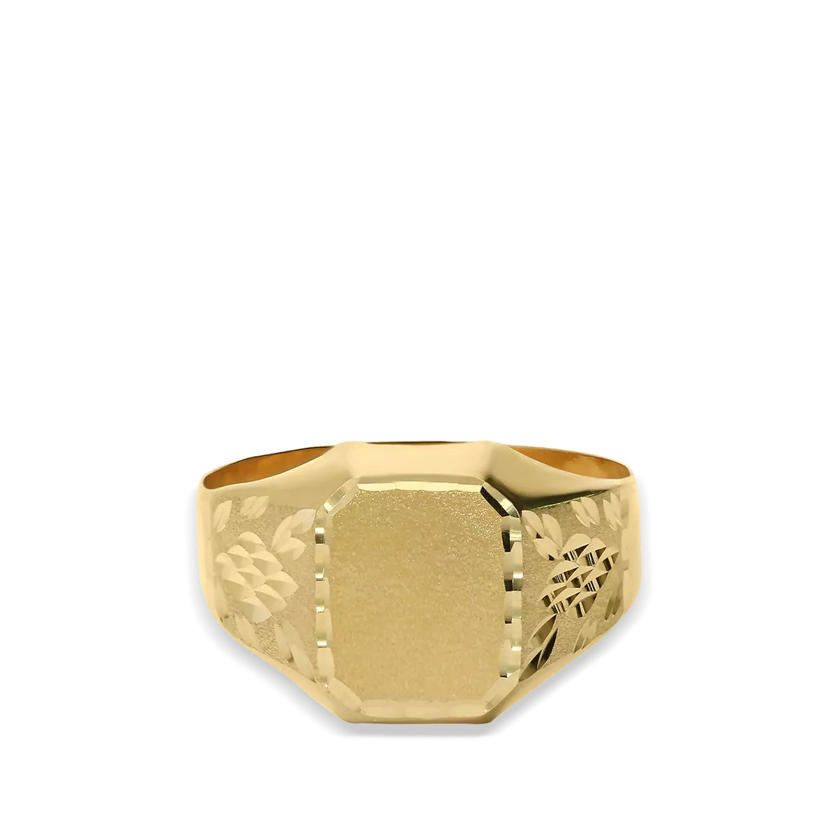 18k gold signet ring