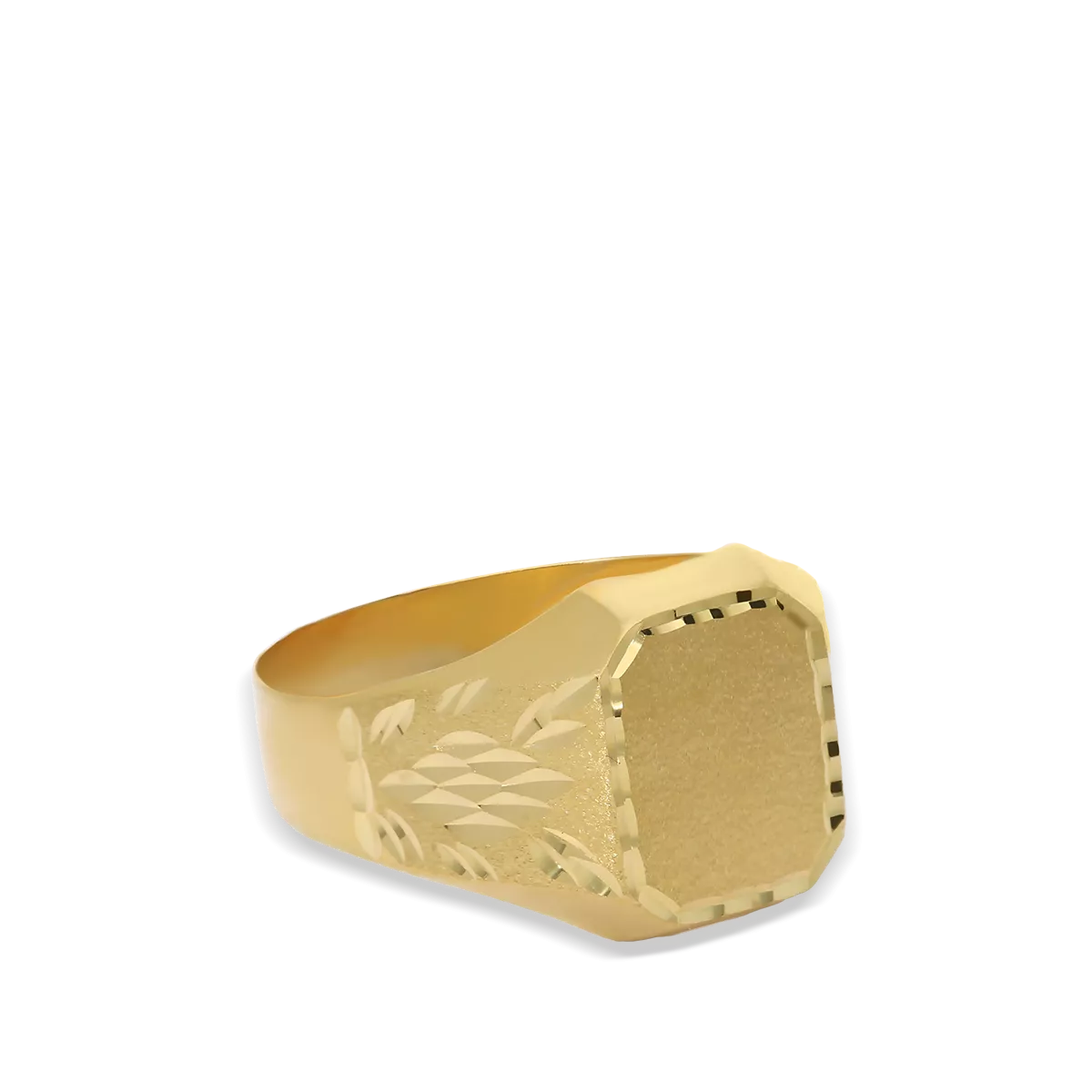 18k gold signet ring