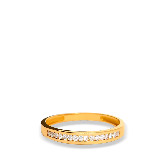 18k gold diamond ring METEOROIDS