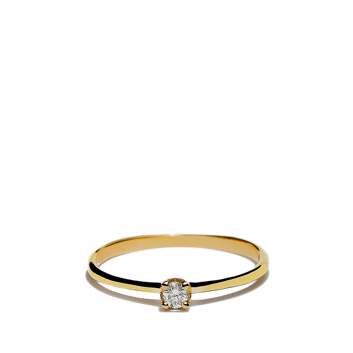 18k gold diamond ring SUN