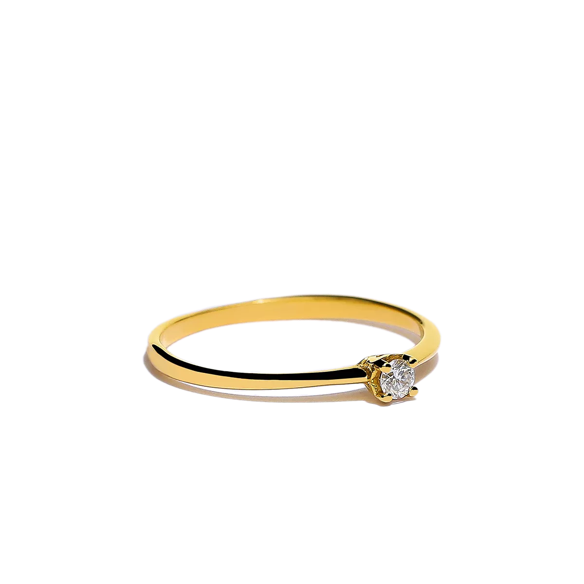 Anillo diamante oro 18 quilates