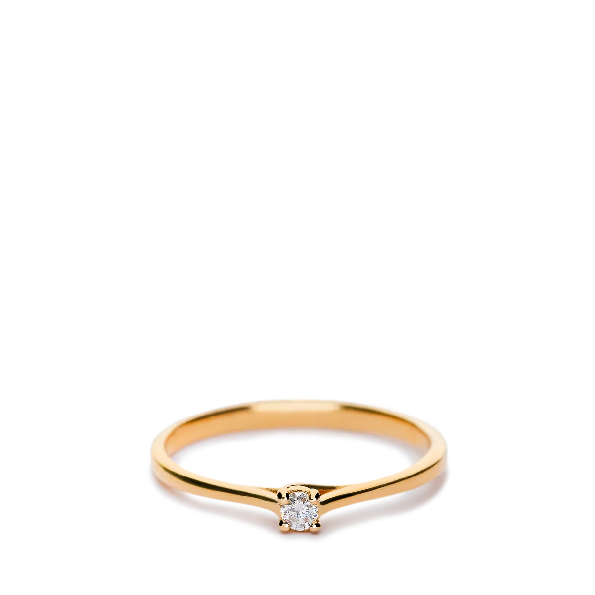 Anillo diamante oro 18 quilates SUN