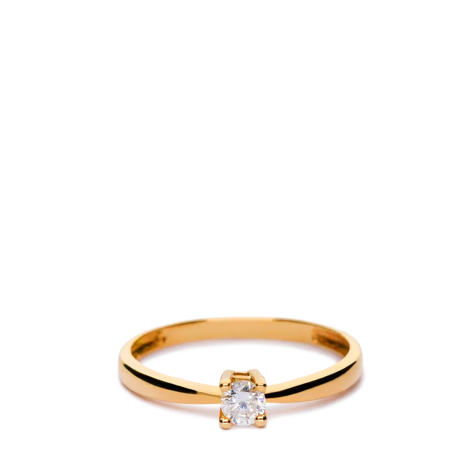 Anillo diamante oro 18 quilates SUN