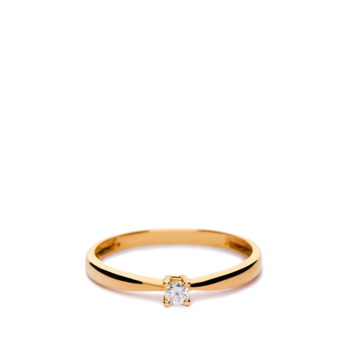 Anillo diamante oro 18 quilates