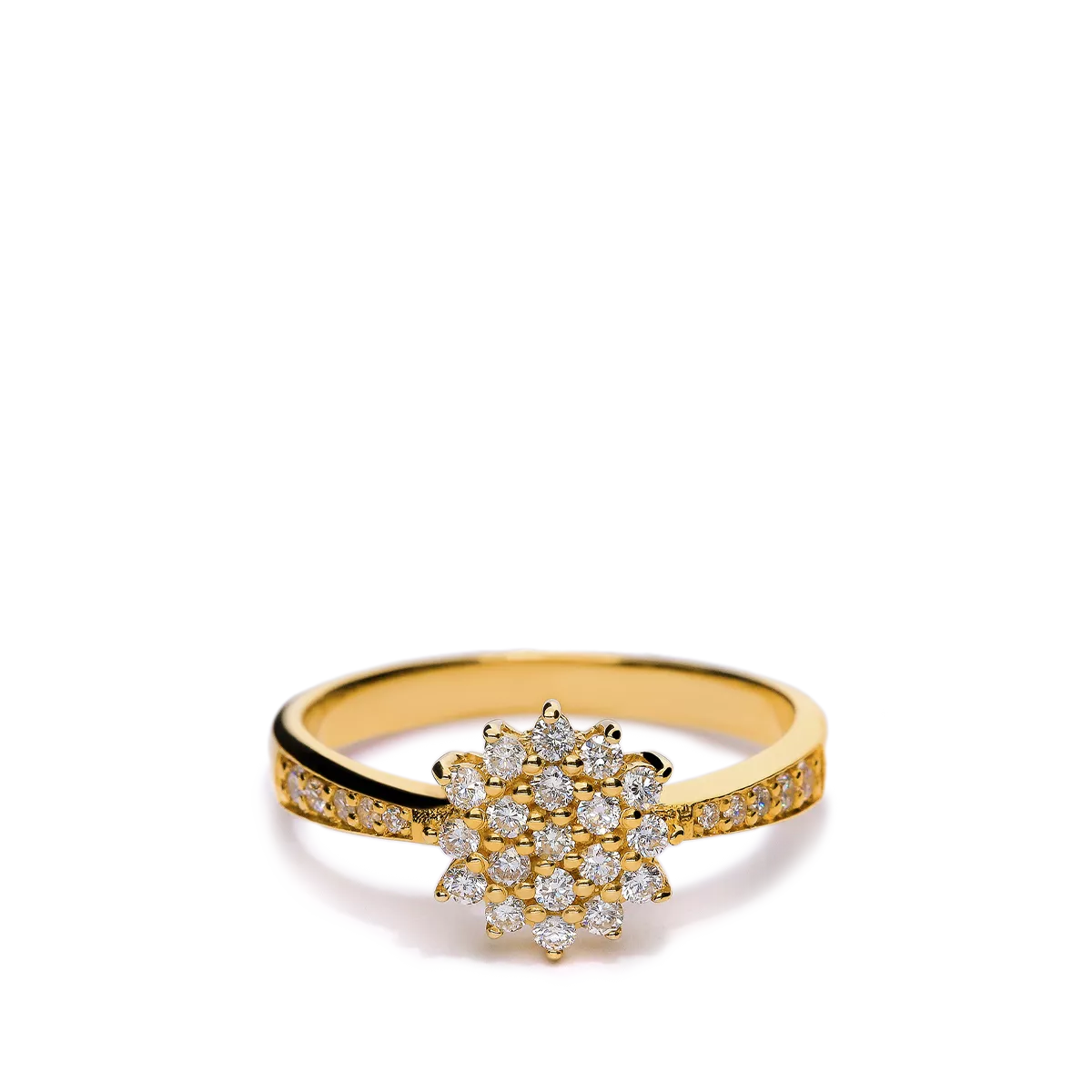 Anillo diamante oro 18 quilates