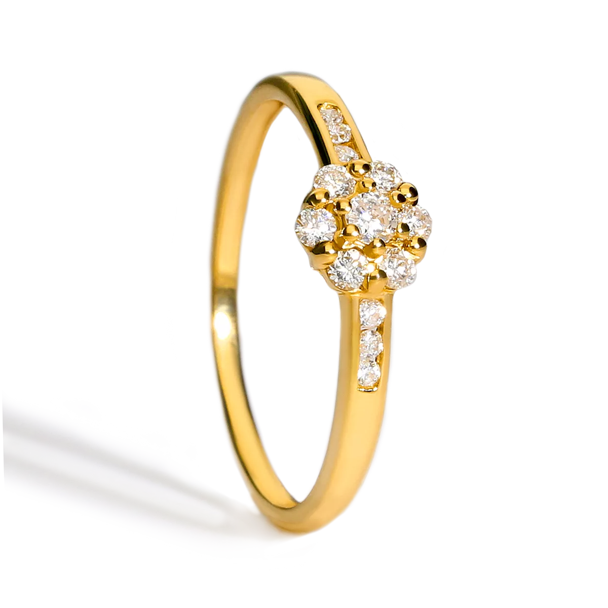 18k gold diamond ring