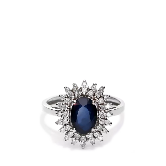 18k gold diamond ring IMPERIAL SAPPHIRE