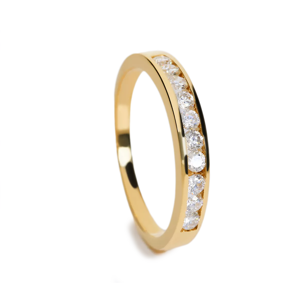 Anillo diamante oro 18 quilates