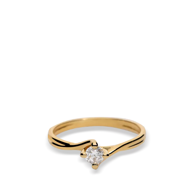 Anillo diamante oro 18 quilates