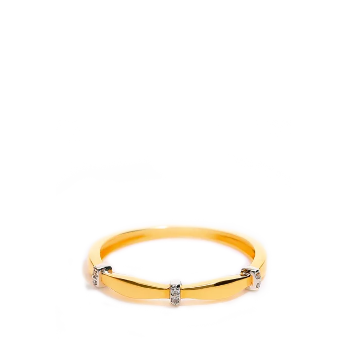 18k gold diamond ring