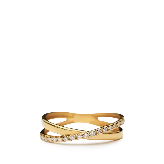 Anillo diamante oro 18 quilates