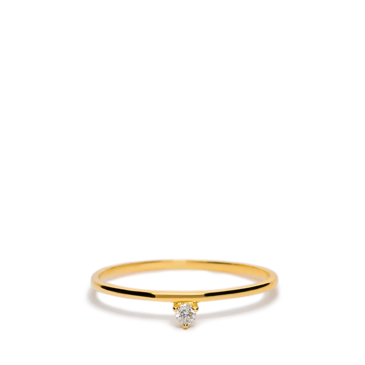 Anillo diamante oro 18 quilates