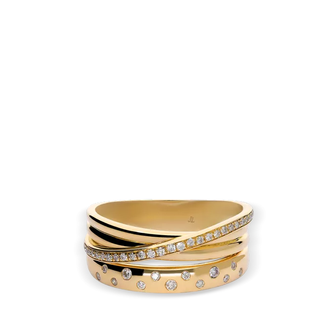 18k gold diamond ring