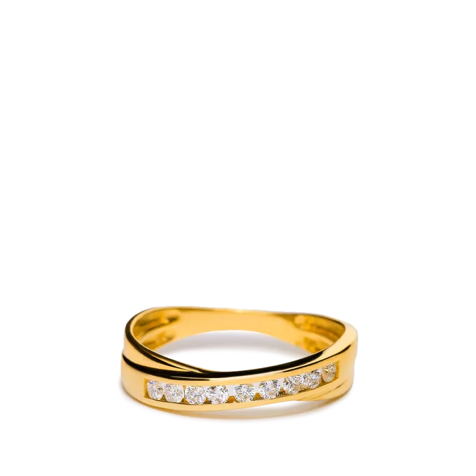 Anillo diamante oro 18 quilates