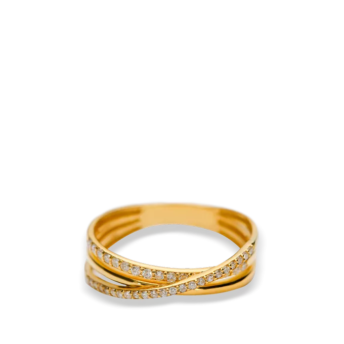 Anillo diamante oro 18 quilates