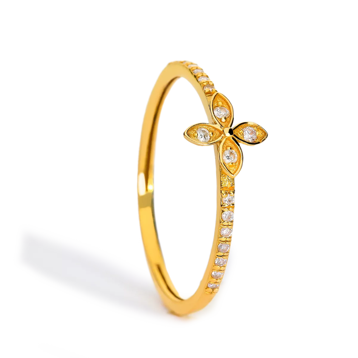 Anillo diamante oro 18 quilates