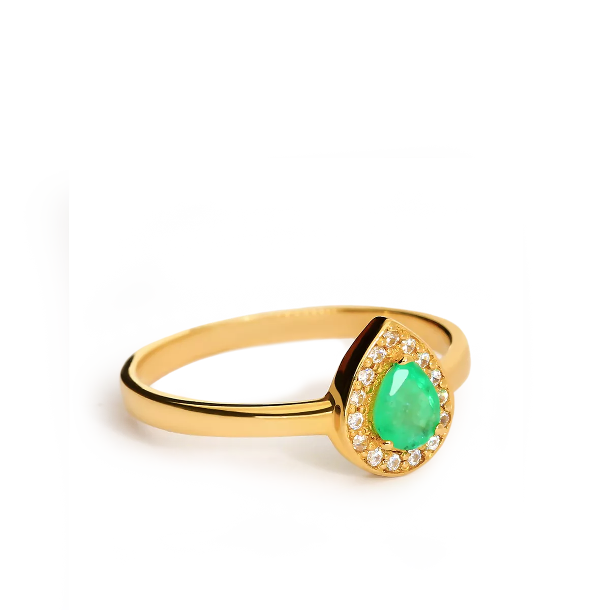 Anillo diamante oro 18 quilates ROYAL TEAR