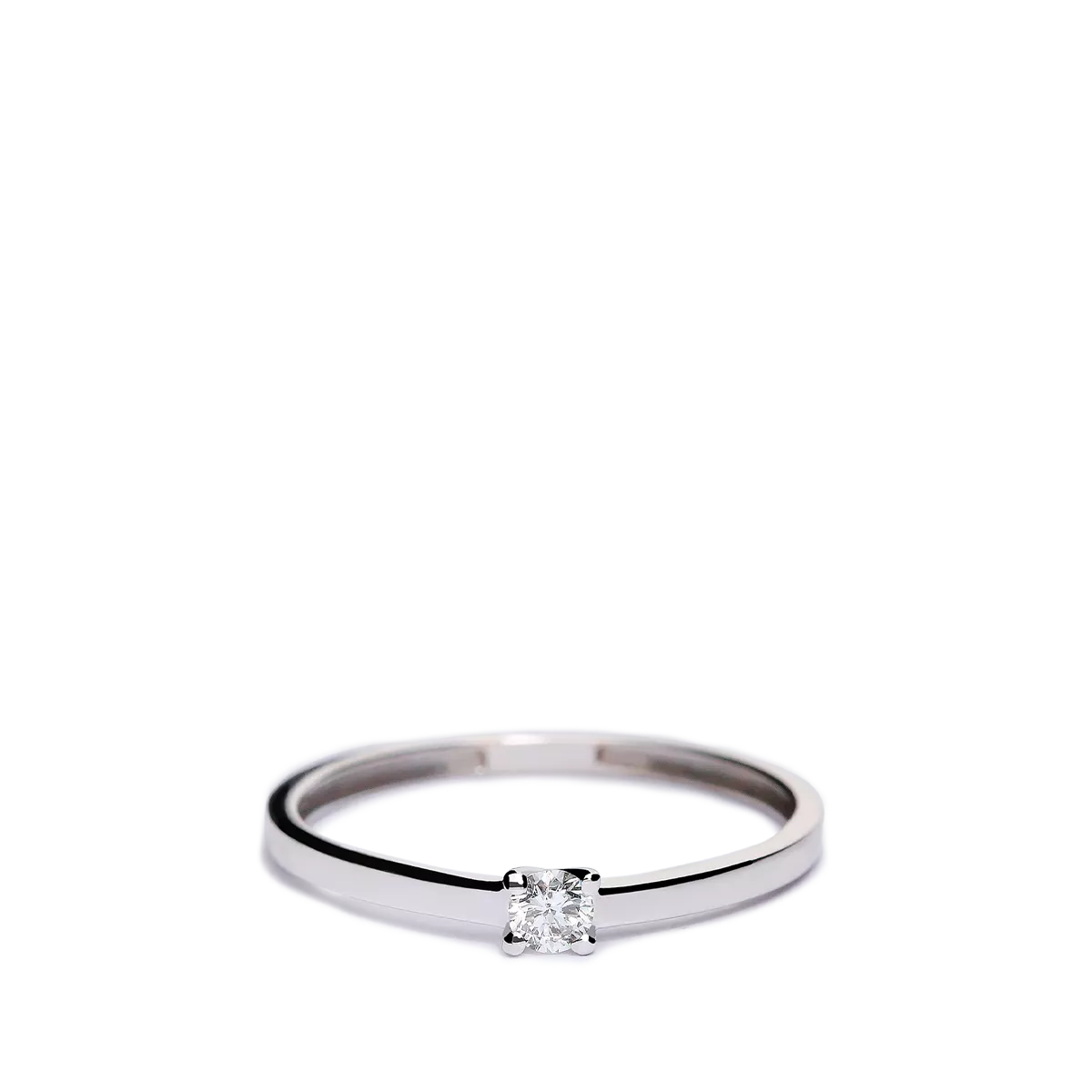 18k gold diamond ring MOON