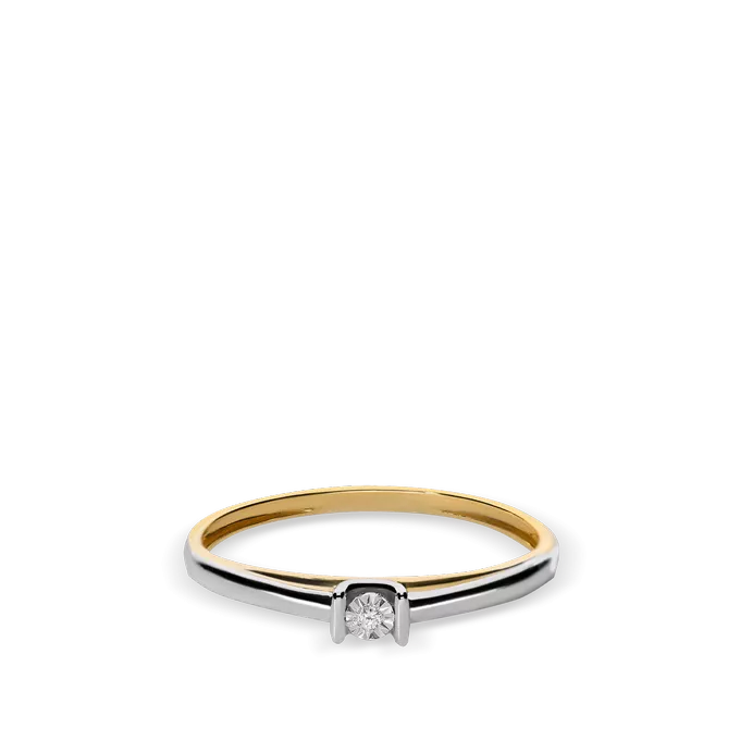 18k gold diamond ring