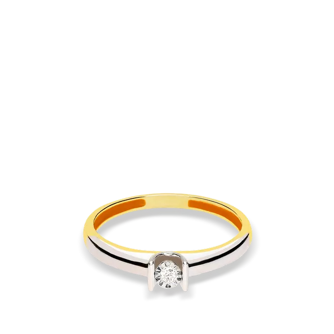 18k gold diamond ring