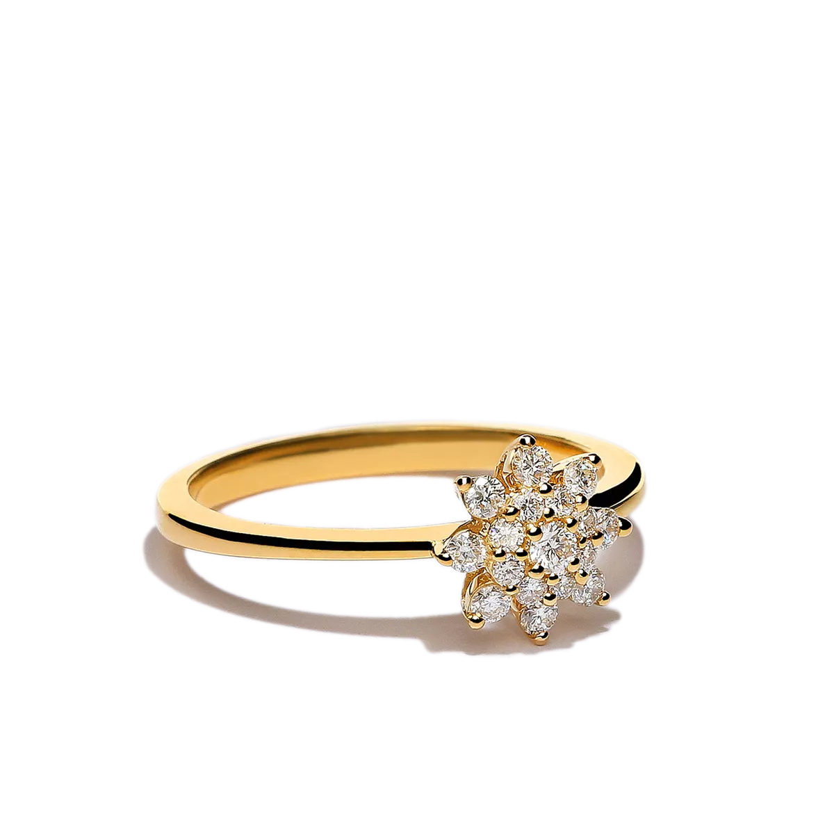 Anillo diamante oro 18 quilates