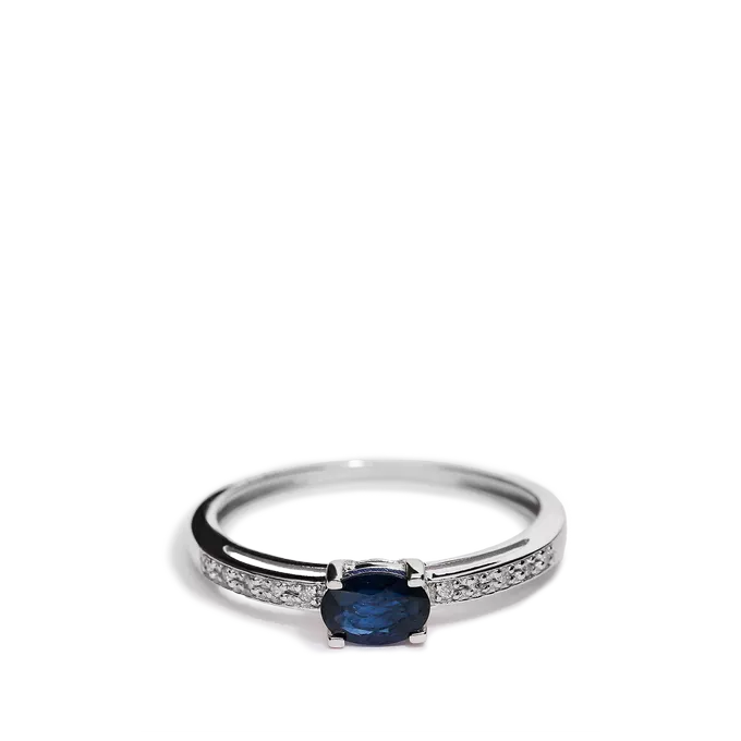 18k gold diamond ring MIDNIGHT