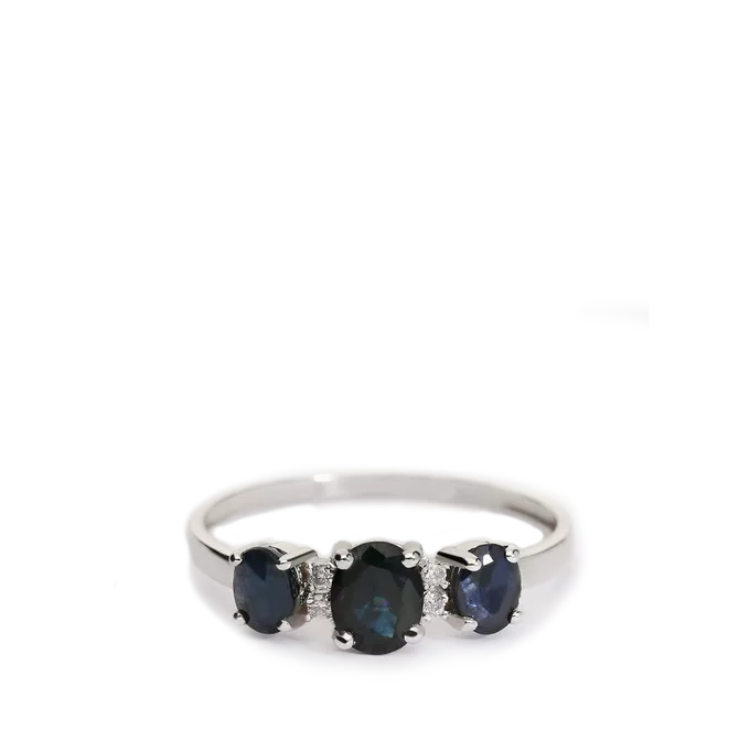 Anillo diamante oro 18 quilates MIDNIGHT