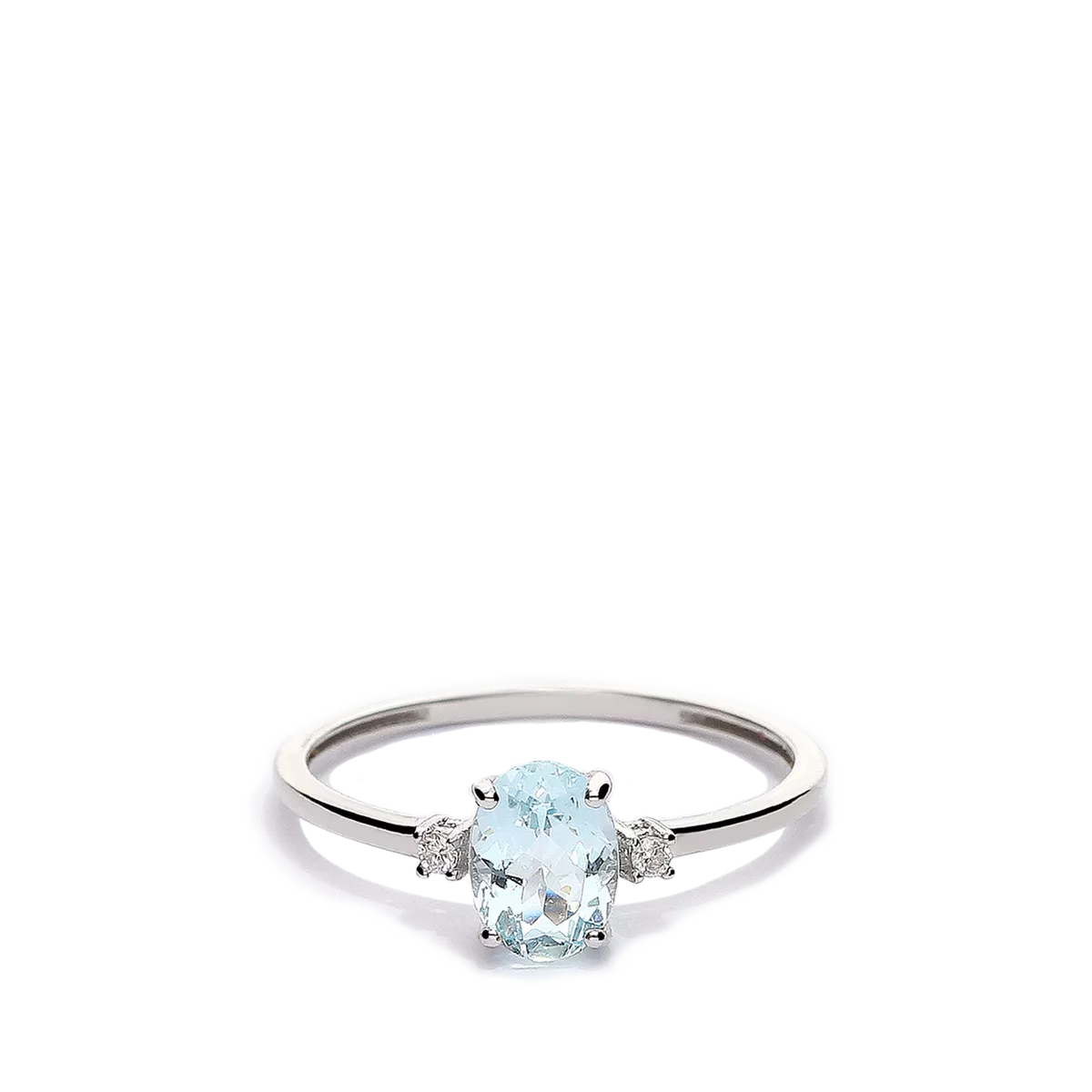 18k gold diamond ring GLACIER