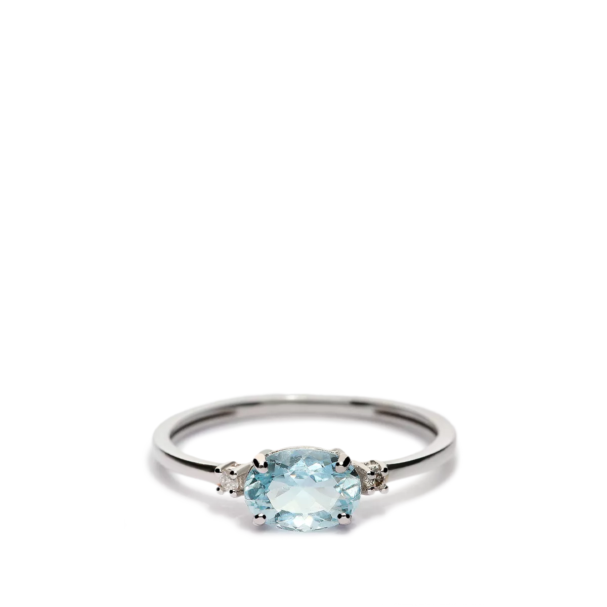 18k gold diamond ring GLACIER