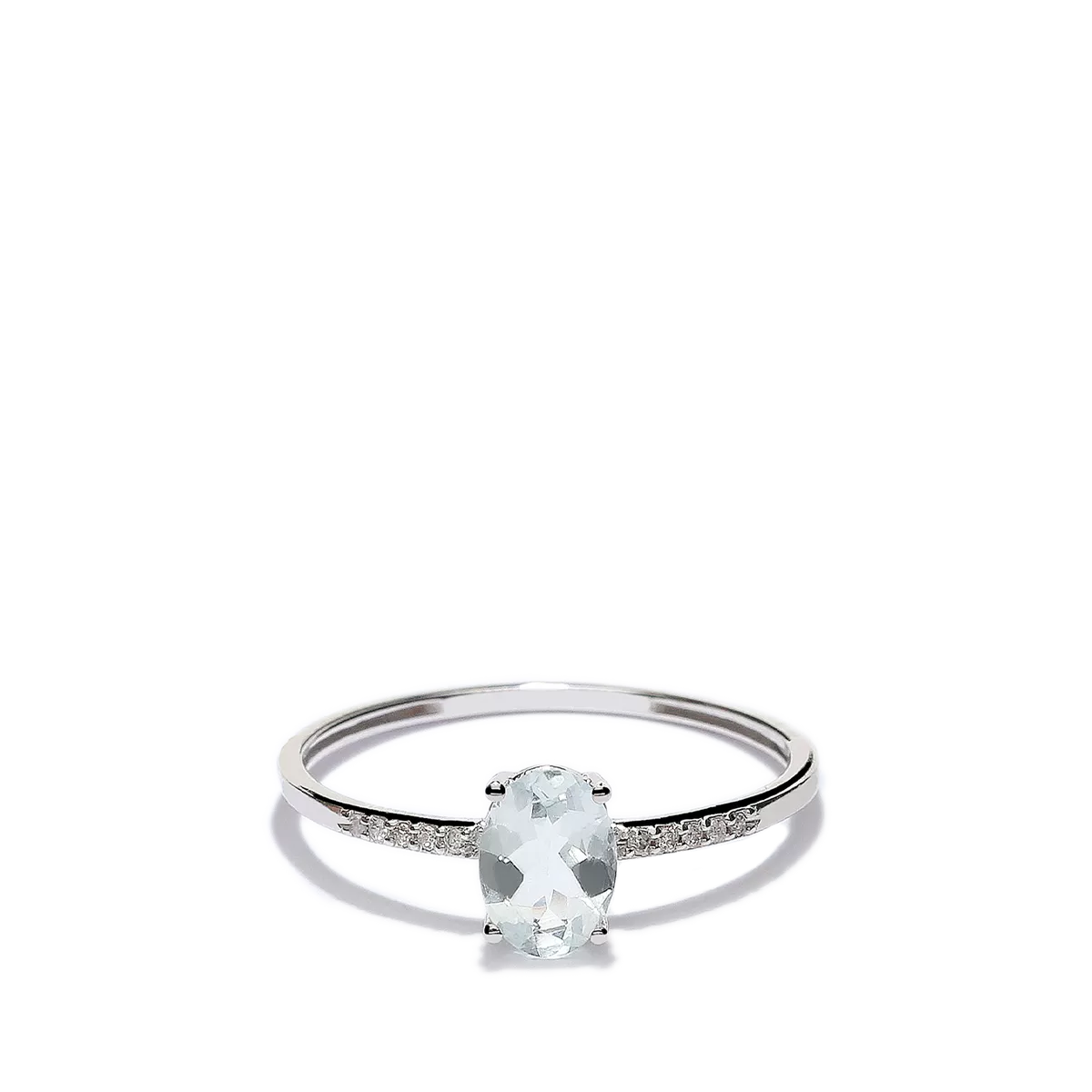 18k gold diamond ring GLACIER