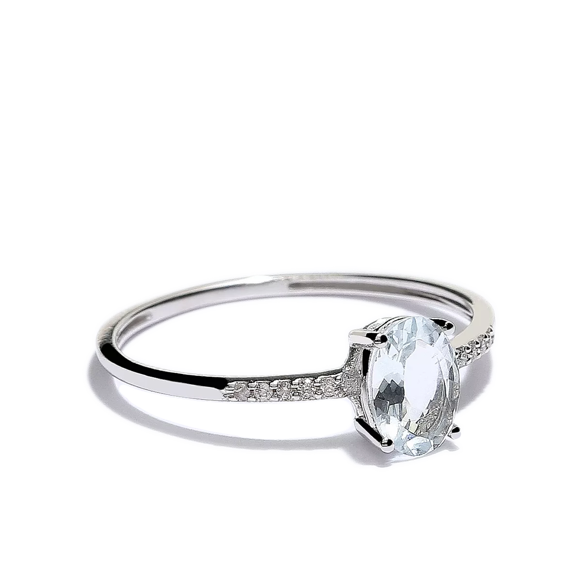 18k gold diamond ring GLACIER