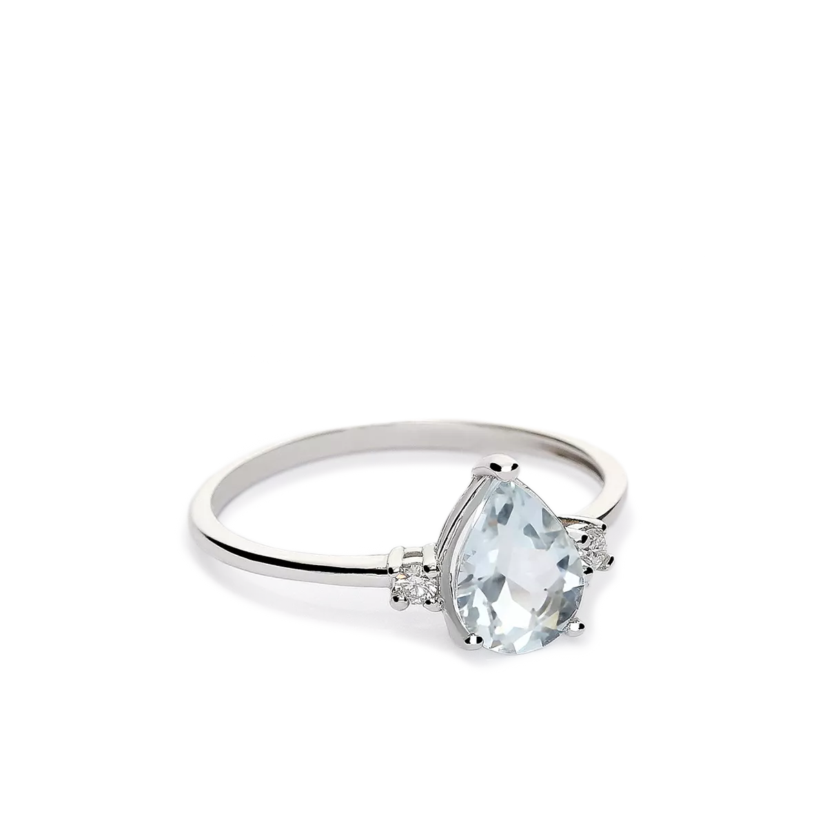 18k gold diamond ring GLACIER