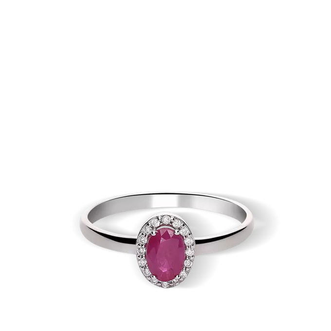 Anillo diamante oro 18 quilates RANI RUBY