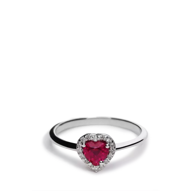 Anillo diamante oro 18 quilates LOVE RUBY