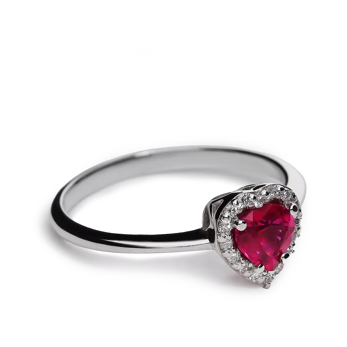 Anillo diamante oro 18 quilates LOVE RUBY