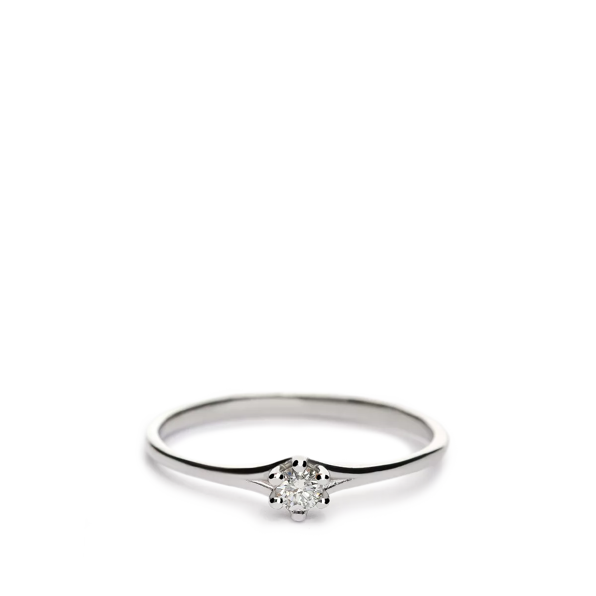 18k gold diamond ring MOON