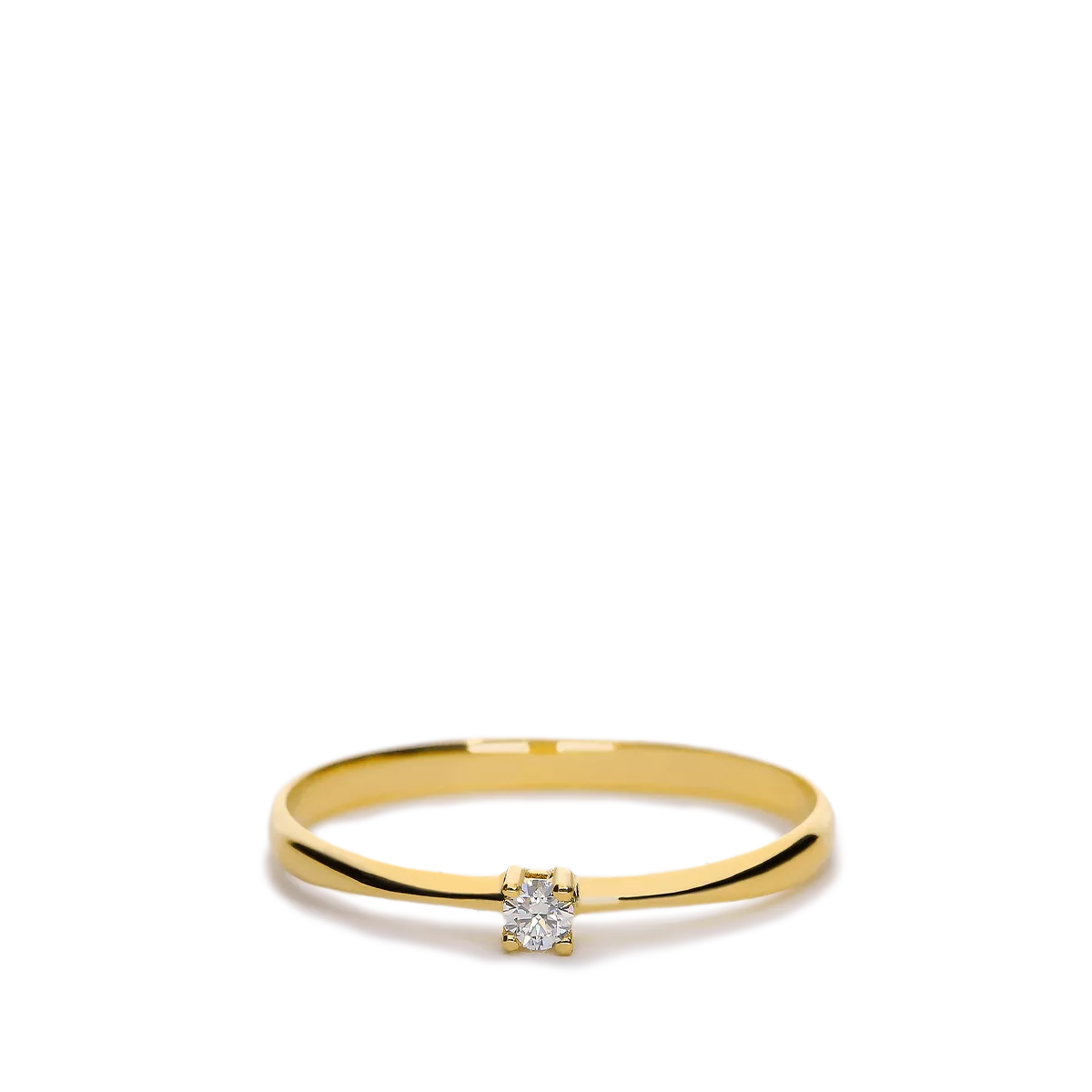 Anillo diamante oro 18 quilates