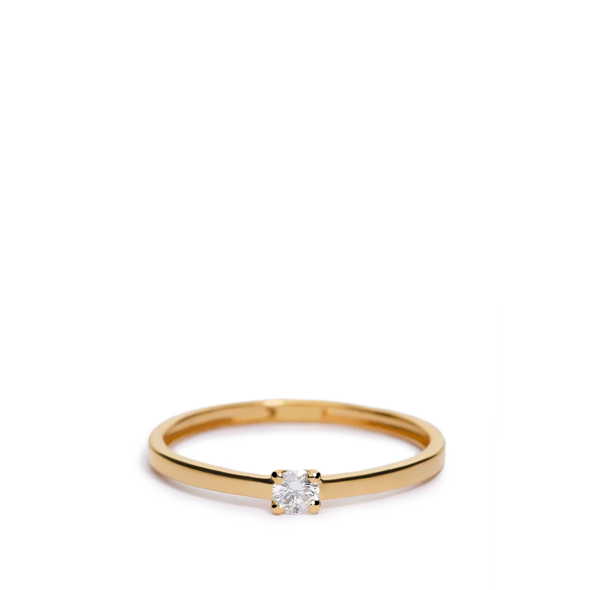 Anillo diamante oro 18 quilates SUN