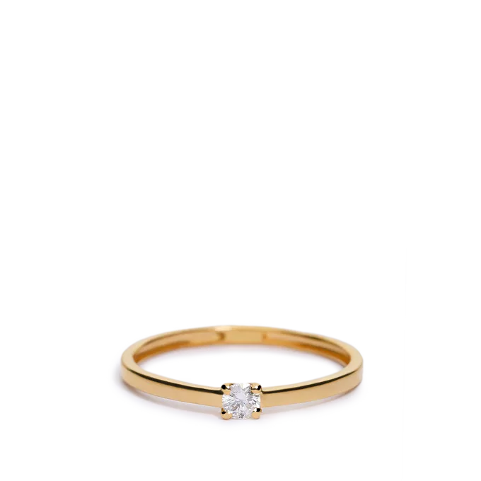 Anillo diamante oro 18 quilates SUN