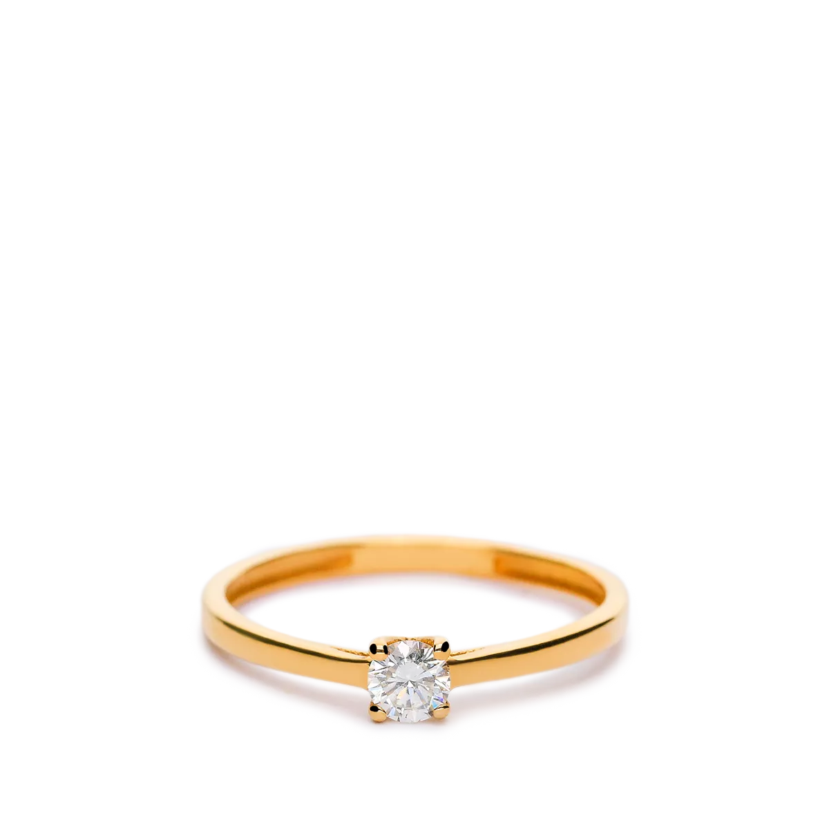 Anillo diamante oro 18 quilates