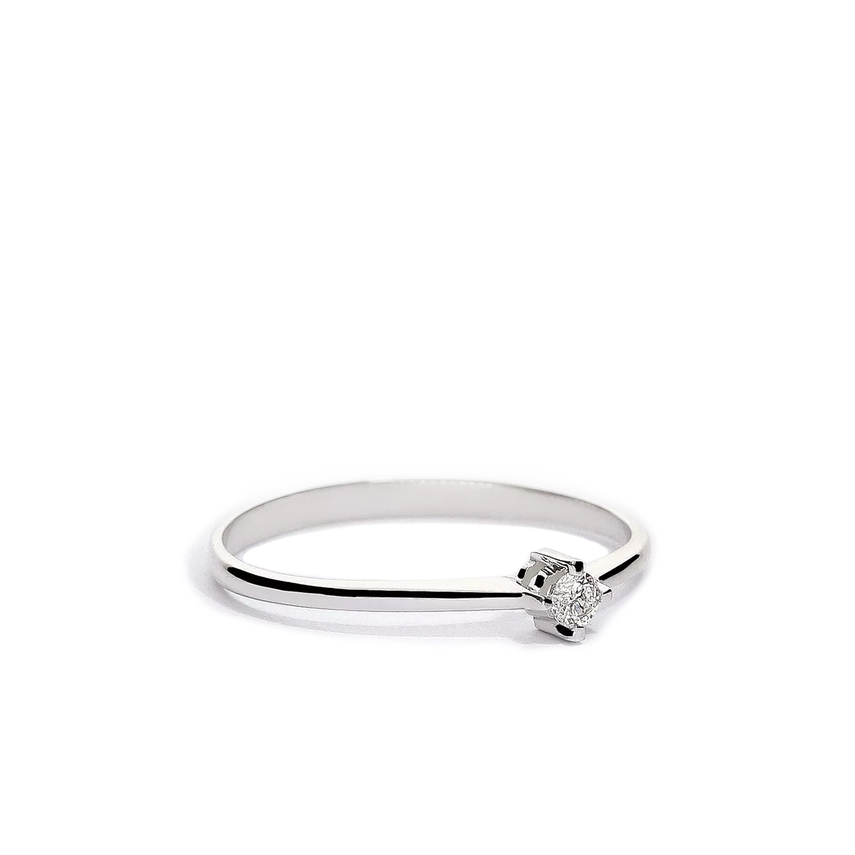 18k gold diamond ring MOON
