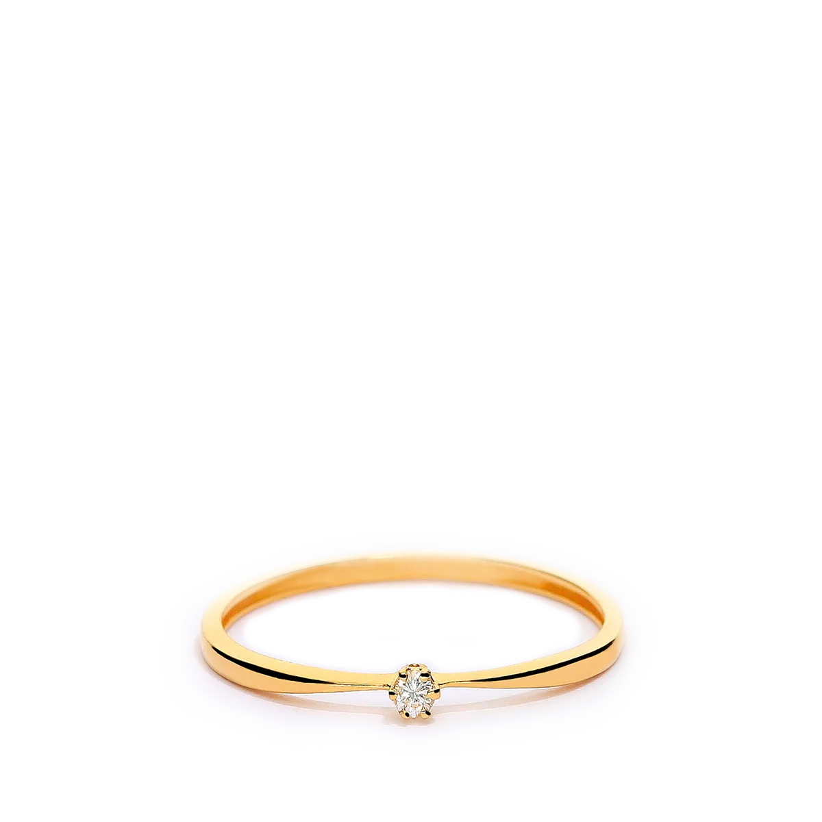 Anillo diamante oro 18 quilates SUN