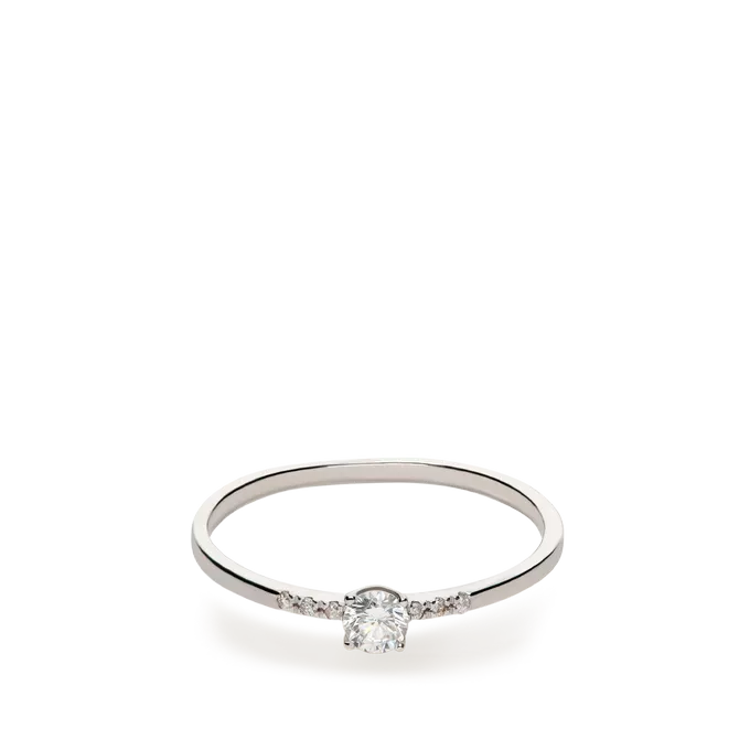 Anillo diamante oro 18 quilates