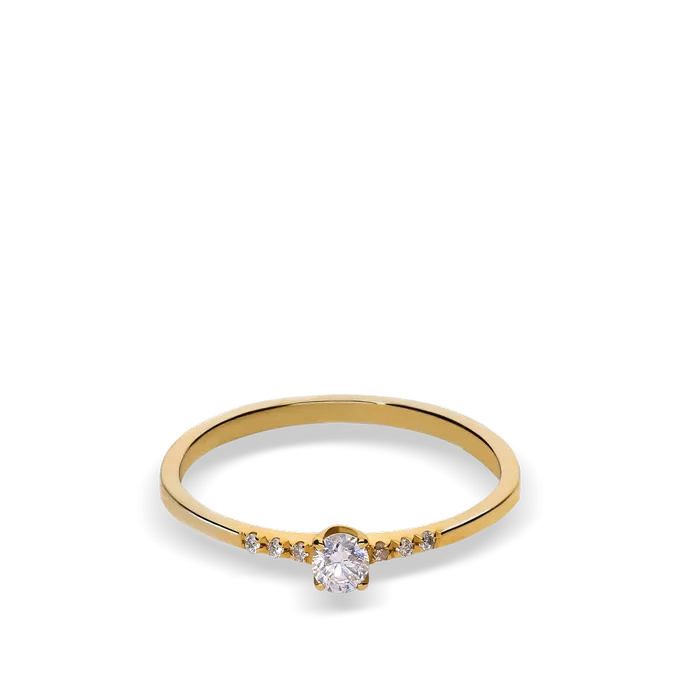 18k gold diamond ring