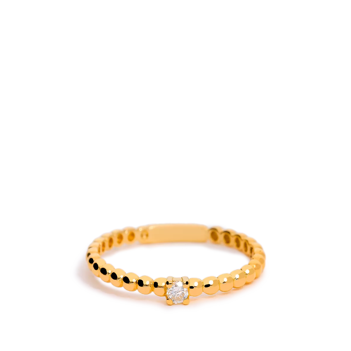 Anillo diamante oro 18 quilates