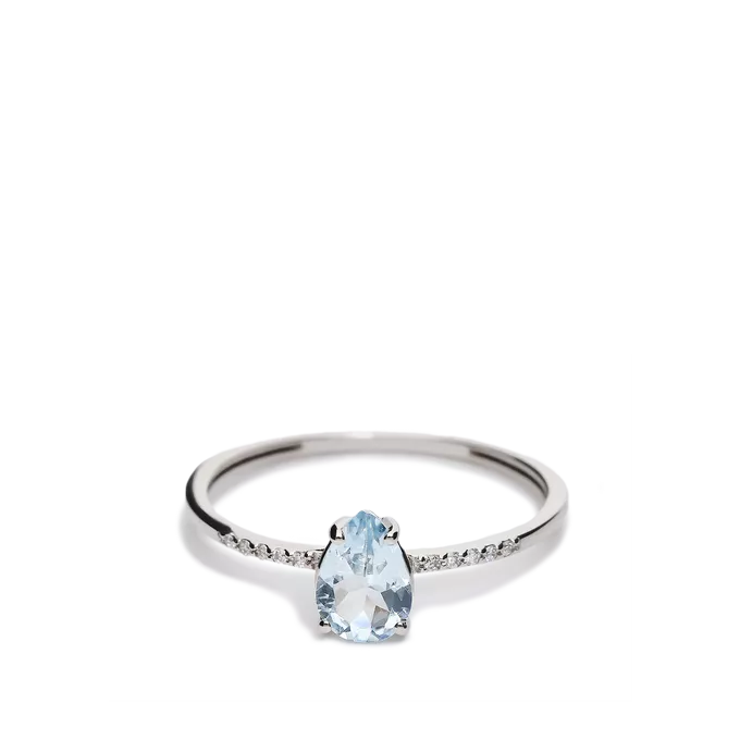 18k gold diamond ring GLACIER