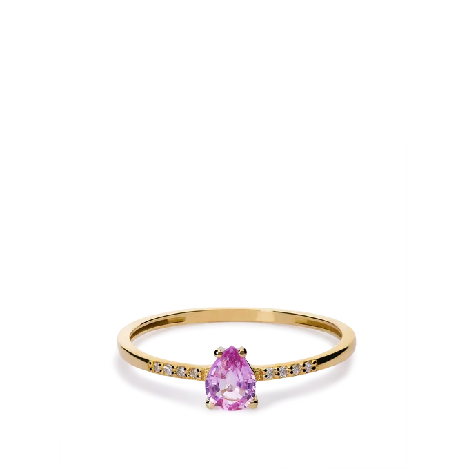 18k gold diamond ring BLUSH